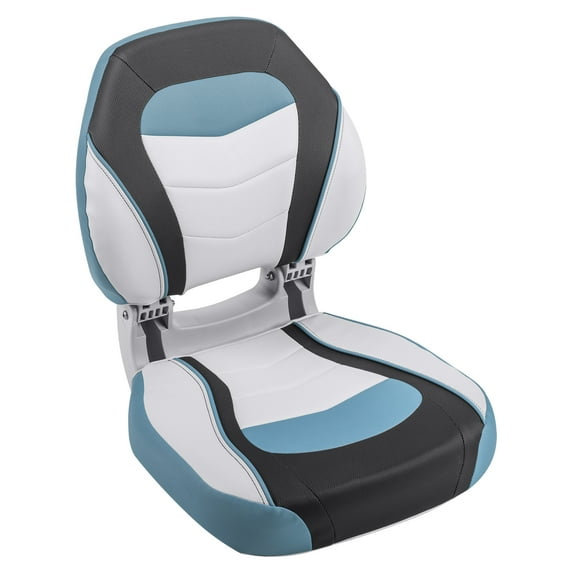 Wise 3150-1817 Torsa Sport Folding Boat Seat, Blue Rain/Reef Stone/Sky Grey