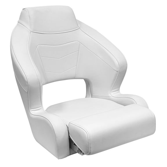 Wise 3338-784 Baja Extra Large Bucket Seat with Flip-Up Bolster, Brite White