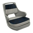 thumbnail image 1 of Wise 8WD015-3-660 Standard Compact Pilot Chair with Cushions and Mounting Plate, Grey / Navy, 1 of 7