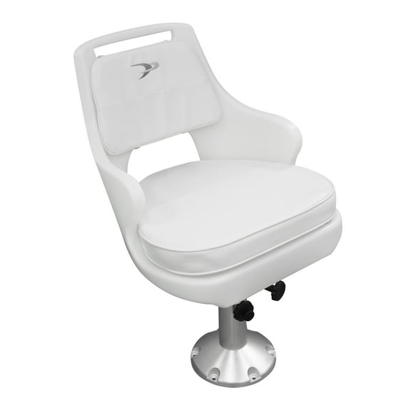Wise 8WD015-7-710 Standard Pilot Chair with Adjustable Height Pedestal and Seat Mount