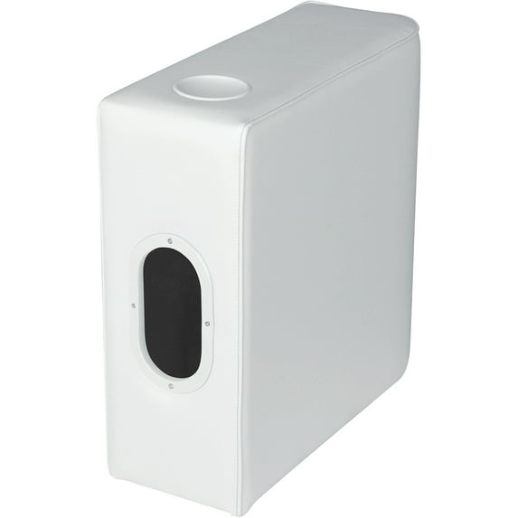 Wise 8WD110-204 Deluxe Pontoon Series Left Radius Arm Rest, White