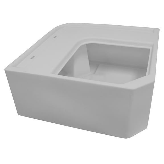 Wise 8WD133-1B-204 DLX Series Pontoon Corner Section - Base Only - White