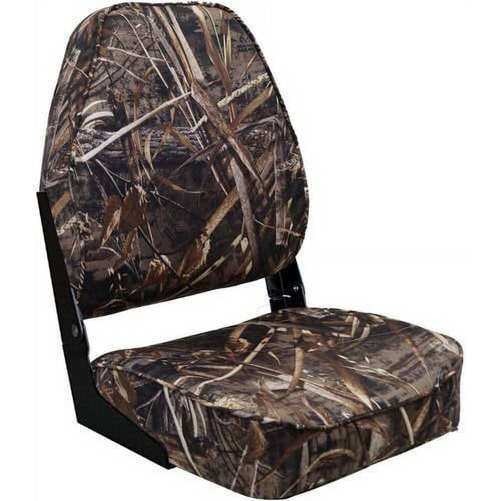 Wise 8WD617PLS-733 High Back Camo Boat Seat, Realtree Max 5