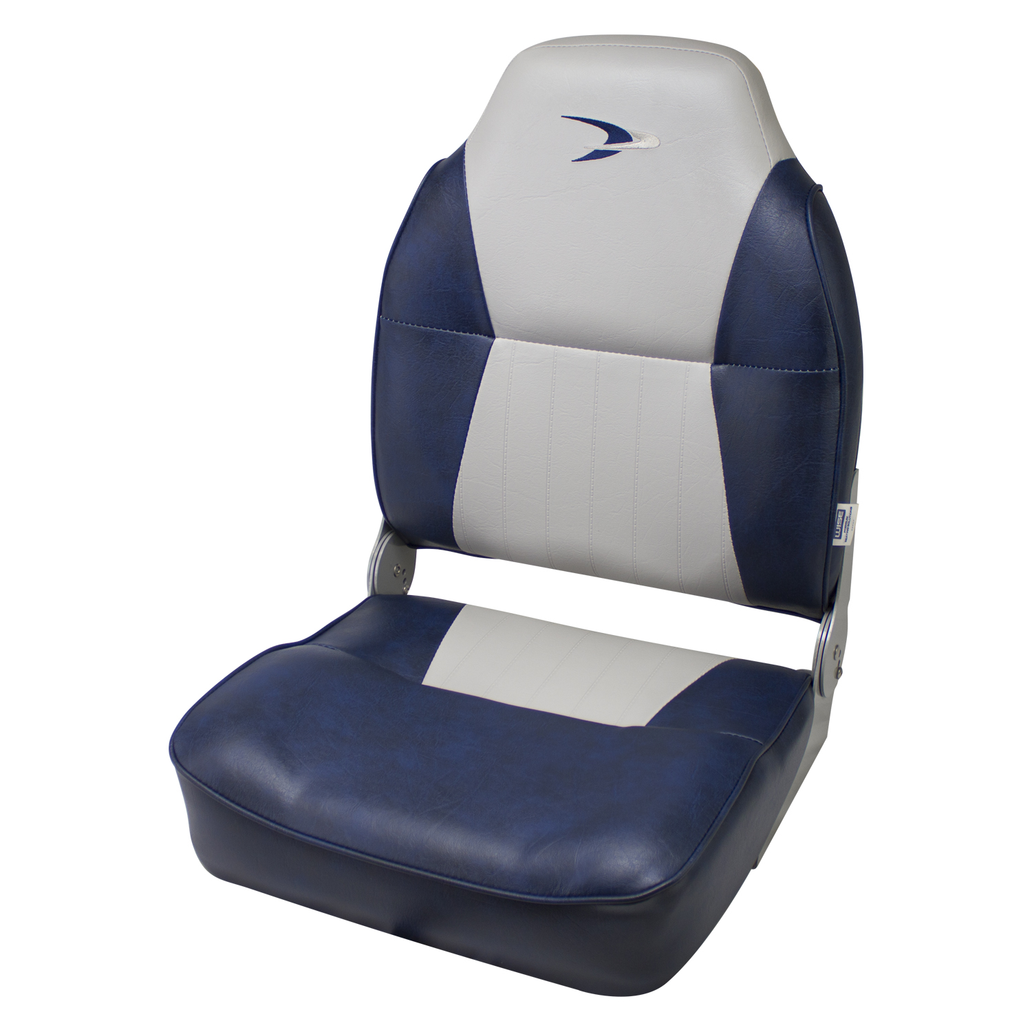 Wise 8WD640PLS-660 Lund Style High-Back Boat Seat, Grey / Navy - image 1 of 4