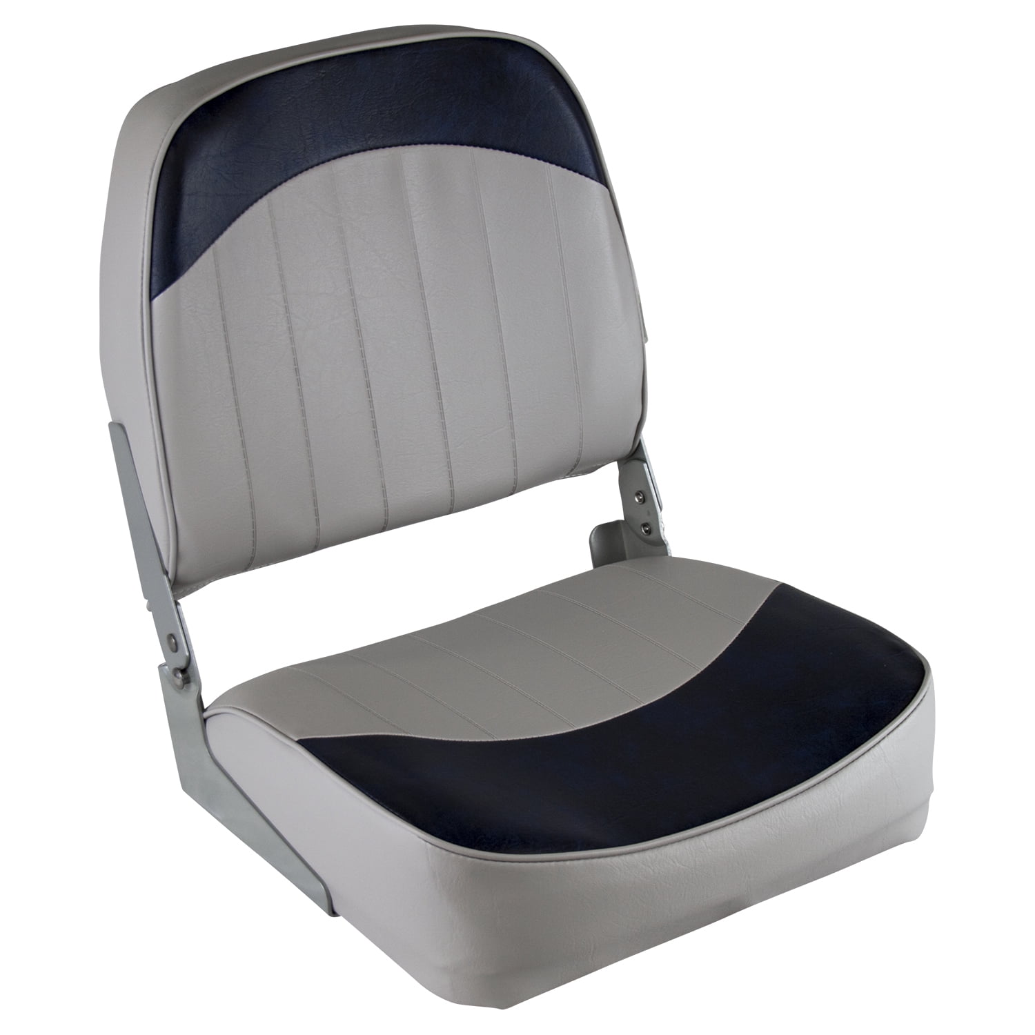 Wise Low Back Boat Seat, Grey/Charcoal