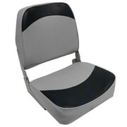 Wise 8WD734PLS-660 Standard Low Back Boat Seat, Grey / Navy