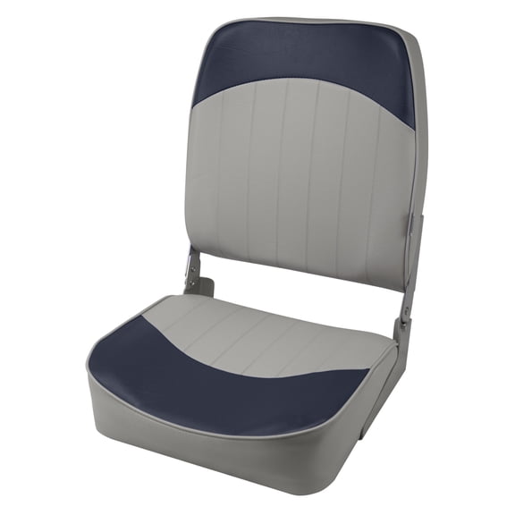 Wise 8WD781PLS-660 Standard High Back Boat Seat, Grey/Navy