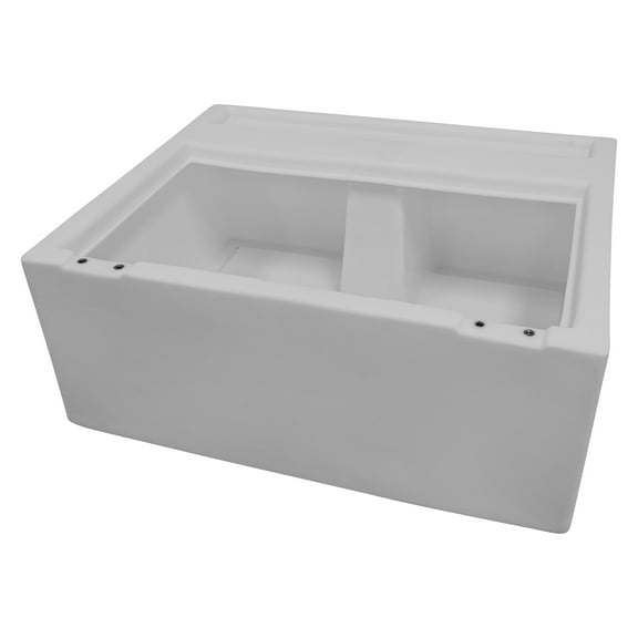 Wise 8WD95-1B-204 DLX Series 28" Pontoon Bench Seat - Base Only - White