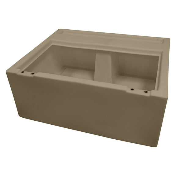 Wise 8WD95-1B-207 DLX Series 28" Pontoon Bench Seat - Base Only - Neutral