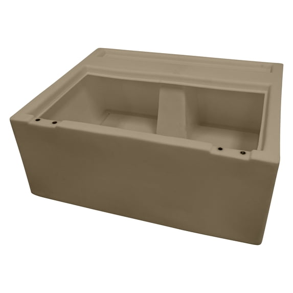 Wise 8WD95-1B-207 DLX Series 28" Pontoon Bench Seat - Base Only - Neutral