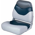 thumbnail image 1 of Wise 8WD999PLS-840 Tracker Style Mid-Back Boat Seat, Grey/Navy/Charcoal, 1 of 4