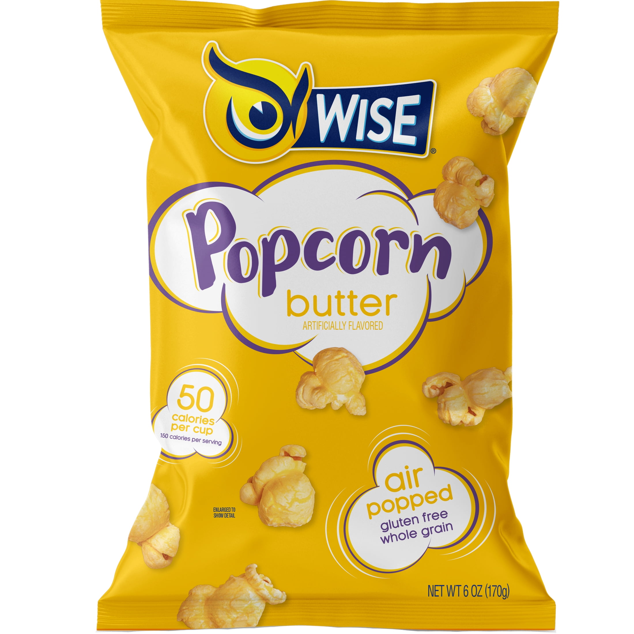 Wise Air Popped Butter Popcorn, 6 Oz.