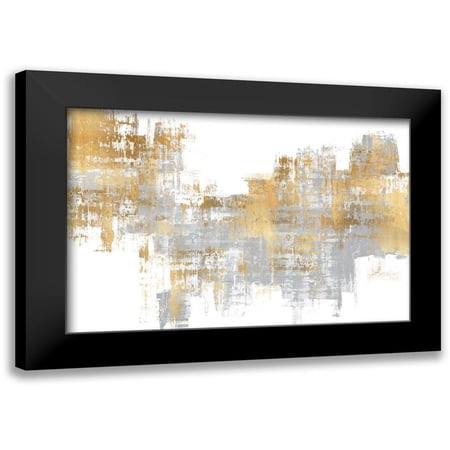 Wise, Alex 14x11 Black Modern Framed Museum Art Print Titled - Dynamic Gold on Grey I