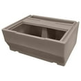 thumbnail image 1 of Wise BM1143-1B-1725 Premier Series Pontoon 27-Inch Bench Base Only, Mocha Java, 1 of 5