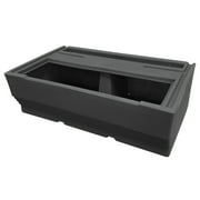 Wise BM1144-1B-890 Premier Series Pontoon 36-Inch Bench Base Only, Slate
