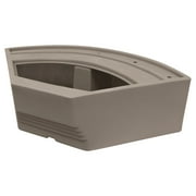 Wise BM1146-1B-1725 Premier Series Pontoon 32-Inch Bow Radius Corner Seat Base Only, Mocha Java