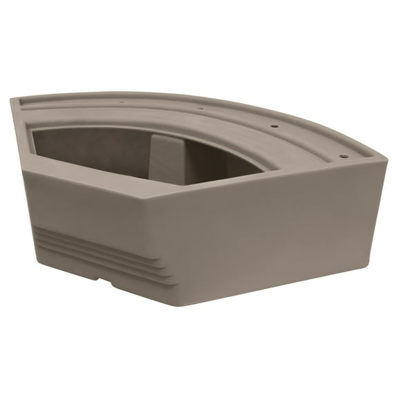 Wise BM1146-1B-1725 Premier Series Pontoon 32-Inch Bow Radius Corner Seat Base Only, Mocha Java