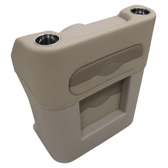 Wise BM1158-1749 Premier Series Pontoon Helm Steering Console, Mocha Java / Mushroom / Cafe