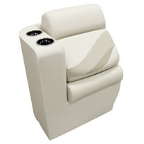 Wise BM13006L-1066 Premier Series Pontoon Lean Back Recliner - Left Radius, Platinum / Mocha Java / Khaki