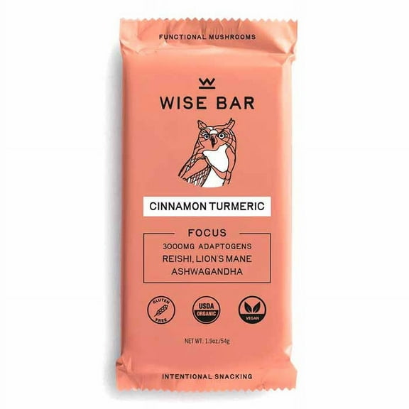 Wise Bar - Bar Cinnamon Turmeric, 1.9oz | Pack of 12