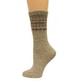 thumbnail image 1 of Wise Blend Fairisle Top Crew Socks, 1 Pair, Stone, Medium, Shoe Size W 6-9, 1 of 2