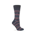 thumbnail image 1 of Wise Blend Floral Frost Crew Sock 1 Pair, Charcoal, Medium, 1 of 1