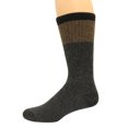 thumbnail image 1 of Wise Blend Men's Block Crew Socks, 1 Pair, Charcoal, Medium, Shoe Size M 9-13, 1 of 2