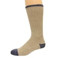 thumbnail image 1 of Wise Blend Men's Marl Boot Socks, 1 Pair, Khaki, Medium, Shoe Size M 9-13, 1 of 2