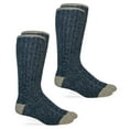 thumbnail image 1 of Wise Blend Mens Socks, Merino Wool Rib Knit Boot Crew Socks, 2 Pairs, 1 of 4
