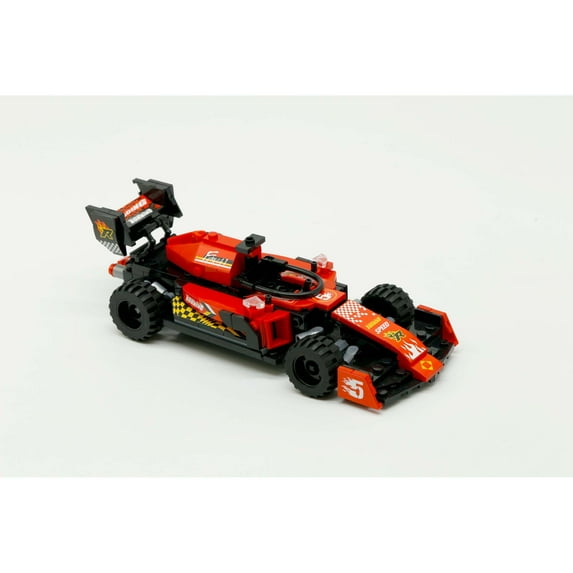 Wise Block RC Race Car Building Set with Electric Motor and Remote Control