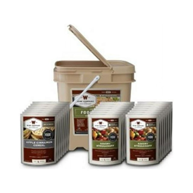 Wise Company 84 Serving Breakfast and Entree Bucket 25 Year Shelf