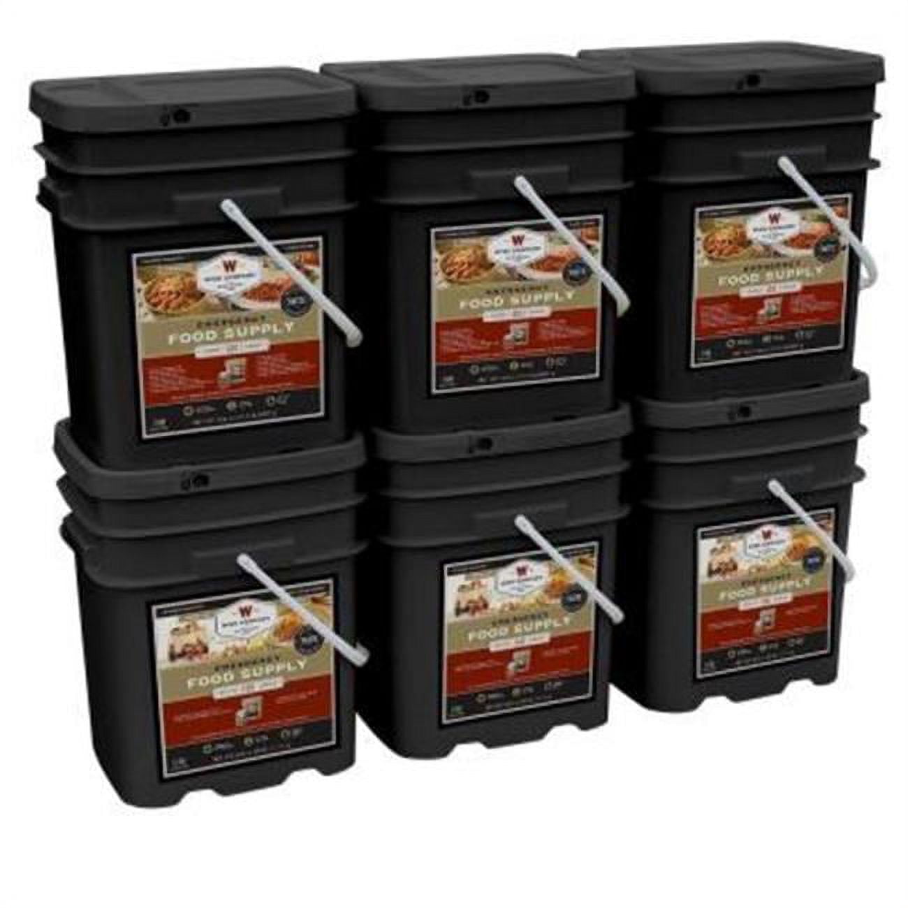 ReadyWise 720-Serving Black Emergency Food Supply Kit
