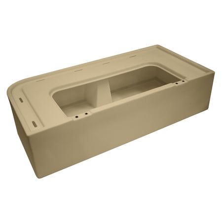 Wise Deluxe Series Sand Pontoon Corner Couch Right Radius Seat Base