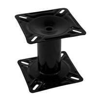 Wise Economy Black Steel 7" Fixed Height Boat Pedestal