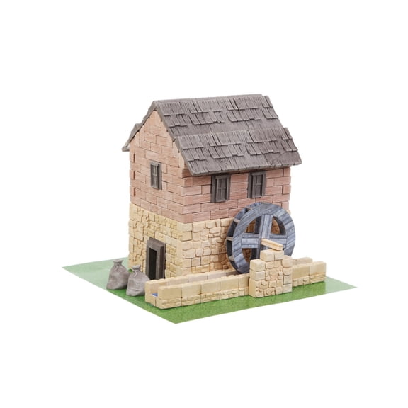 Wise Elk Mini bricks Construction Set Watermill, 390 pcs.