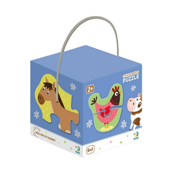 Wise Elk Puzzle 2-3-4 Elements Pets