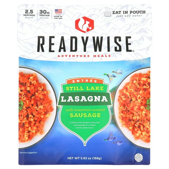 Wise Food Storage 05-905 Cheesy Lasagna Camping Food (Case of 6)