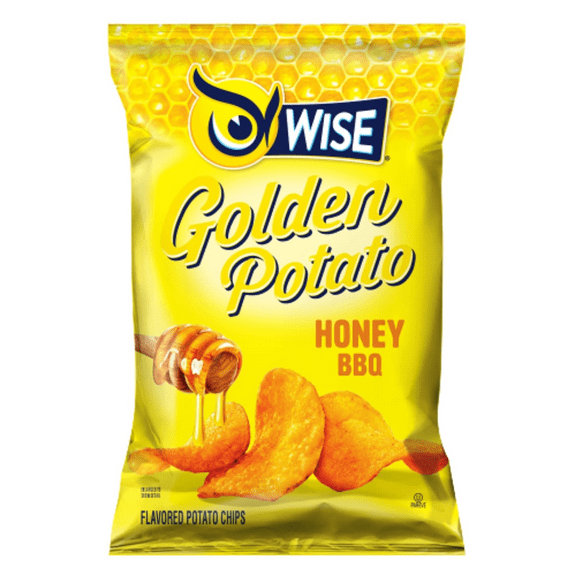 Wise Foods Honey BBQ Potato Chips, 4-Pack 7.5 oz. Bags