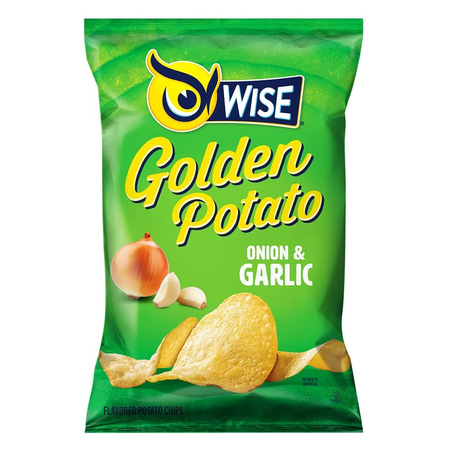 Wise Foods Onion & Garlic Flavored Potato Chips, 3-Pack 7.5 oz. Bags