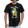 Wise Grandpa Smurf - The Smurfs Live Slow Design Men's T-Shirt ...