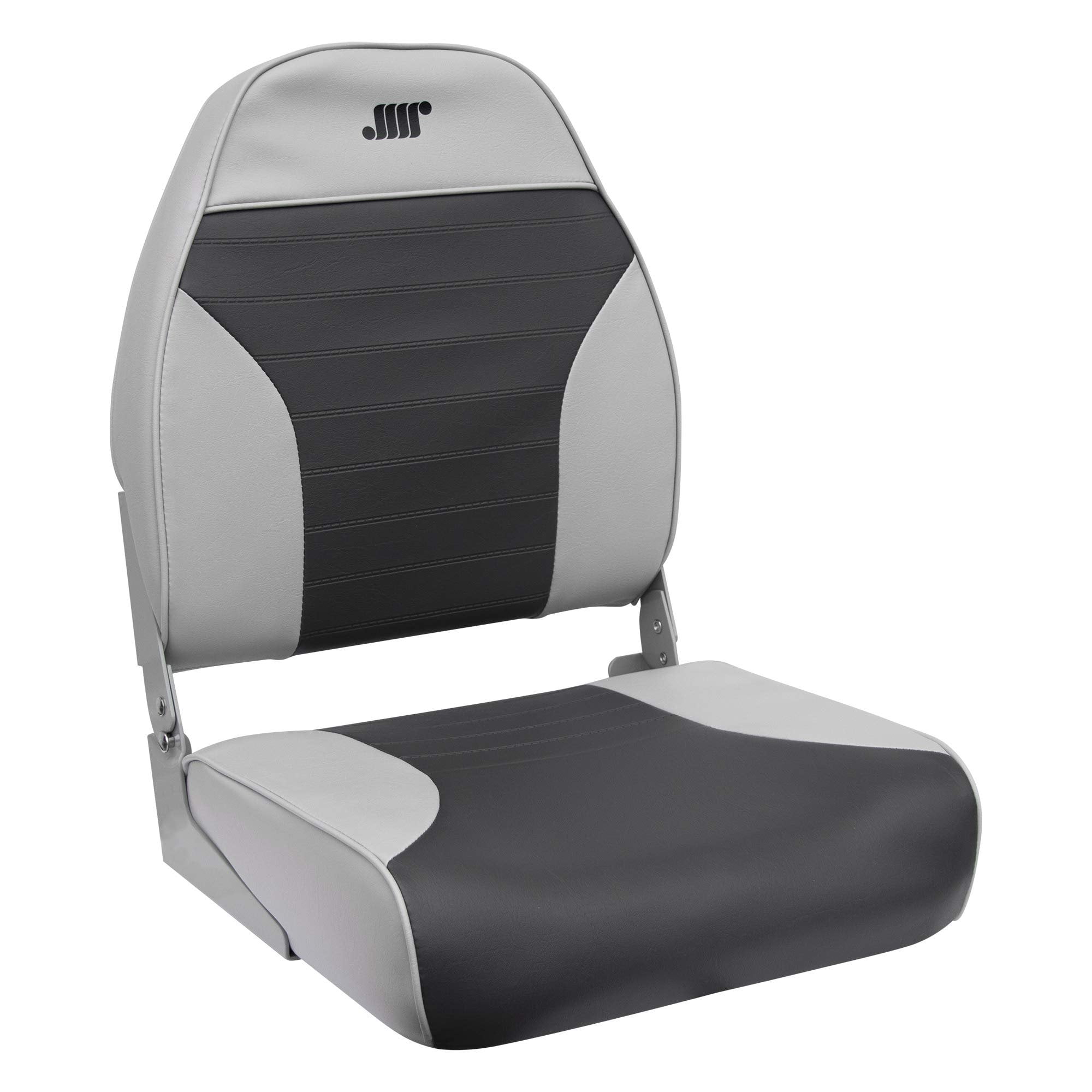 Wise 8WD588PLS-661 Standard High Back Boat Seat, Grey/Red