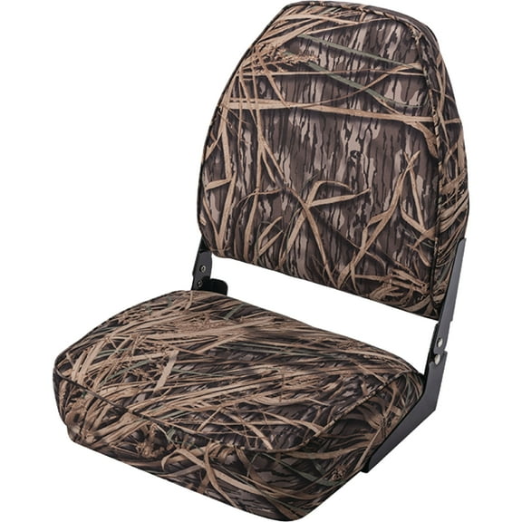 Wise High Back Camo Boat Seat