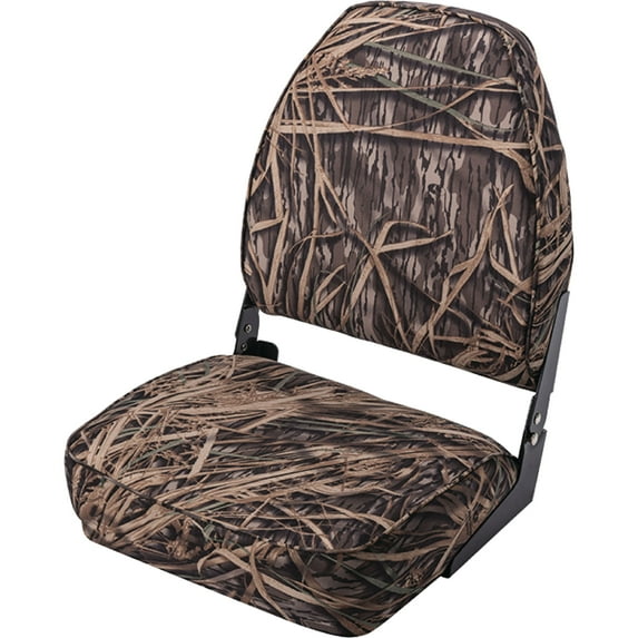 Wise High Back Camo Boat Seat