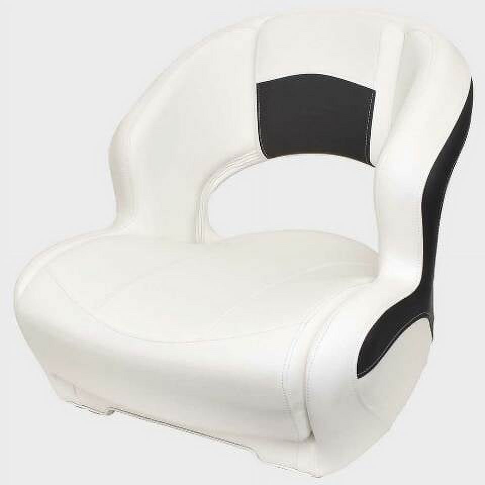 Wise Marine Boat Mid Back Bucket Seat 3337-1893 | Razor White / Gray ...