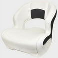 thumbnail image 1 of Wise Marine Boat Mid Back Bucket Seat 3337-1893 | Razor White / Gray, 1 of 6
