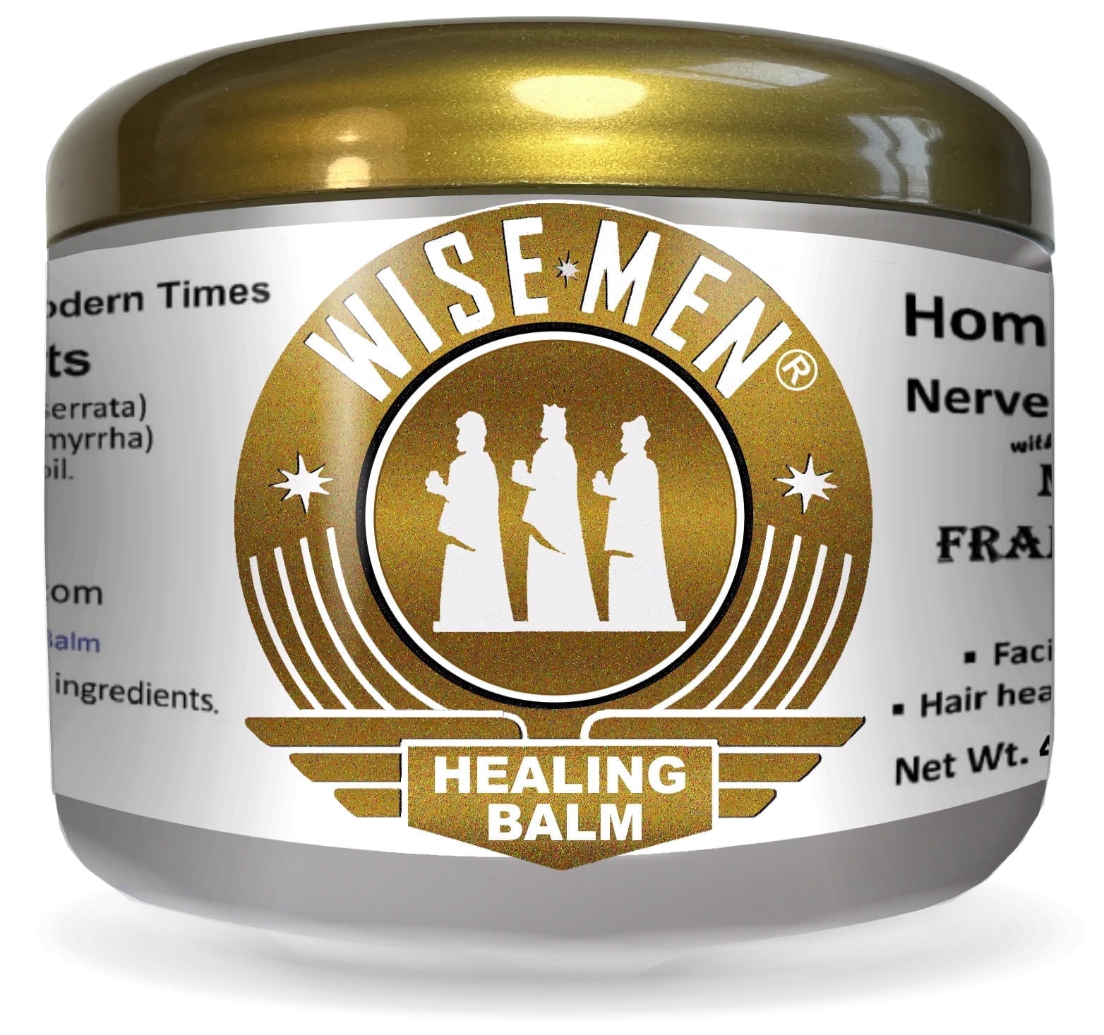 NEUTRIPURE Wise Men Homeopathic Healing Balm for Minor Pain Relief with Frankincense & Myrrh Essential Oils