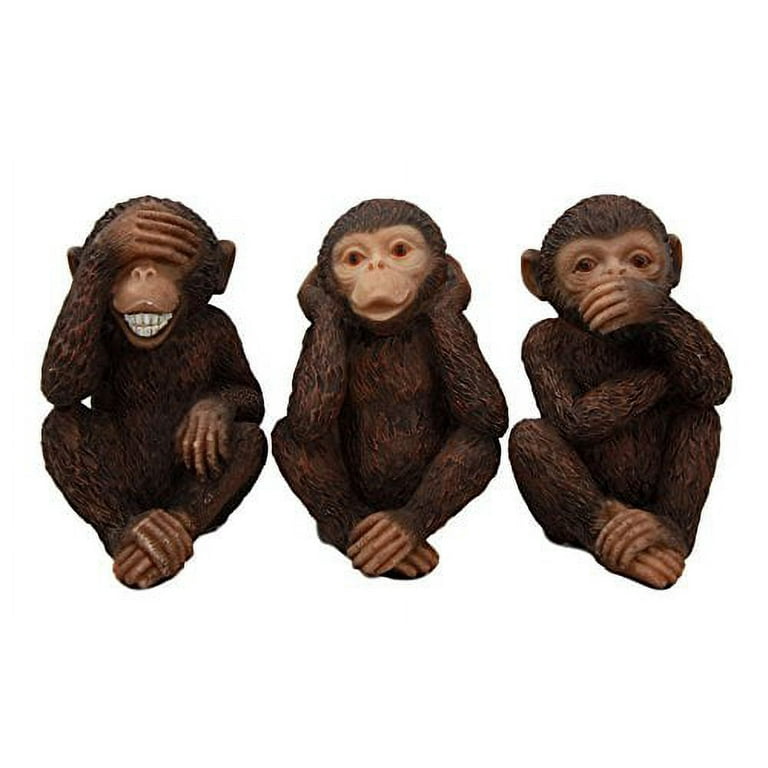 Vintage A-591 Three Wise Monkeys - Hear, See, Speak No Evil