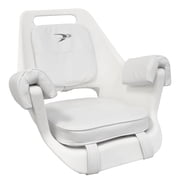 Wise 8WD007-3-710 Offshore Series Deluxe Pilot Chair Cushions with Armrests - White