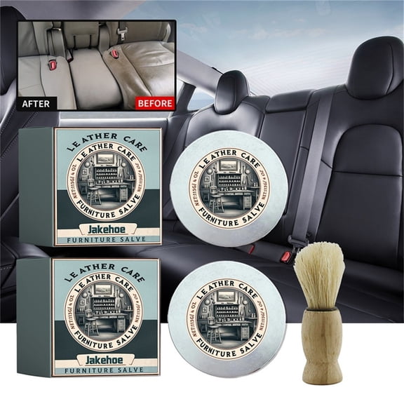 Wise Owl Furniture Salve for Leather, Furniture Salve, Leather Salve for Furniture, Leather Furniture Salve and Brush, Furniture Salve Brush,Furniture Salve for Wood