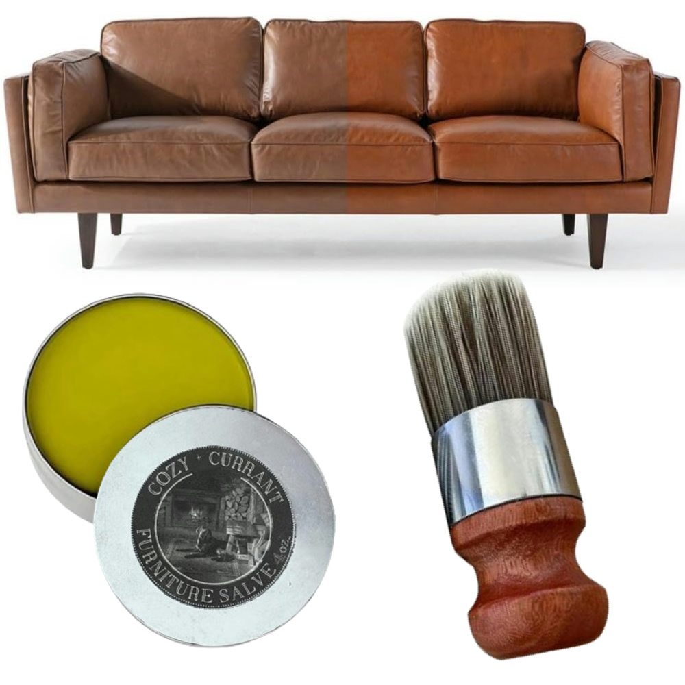 Wise Owl Furniture Salve for Leather,New Furniture Leather Salve and